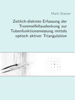 Zeitlich-diskrete Erfassung der Trommelfellauslenkung zur Tubenfunktionsmessung mittels optisch aktiver Triangulation