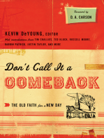 Don't Call It a Comeback (Foreword by D. A. Carson)