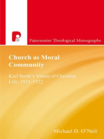 Church as Moral Community: Karl Barth's Vision of Christian Life, 1915-1922