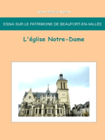 Essai sur le patrimoine de Beaufort en Vallée : L'église Notre-Dame: L'église Notre-Dame