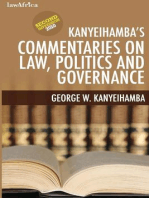 Kanyeihamba's Commentaries on Law, Politics and Governance