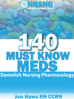 140 Must Know Meds Demolish Nursing Pharmacology