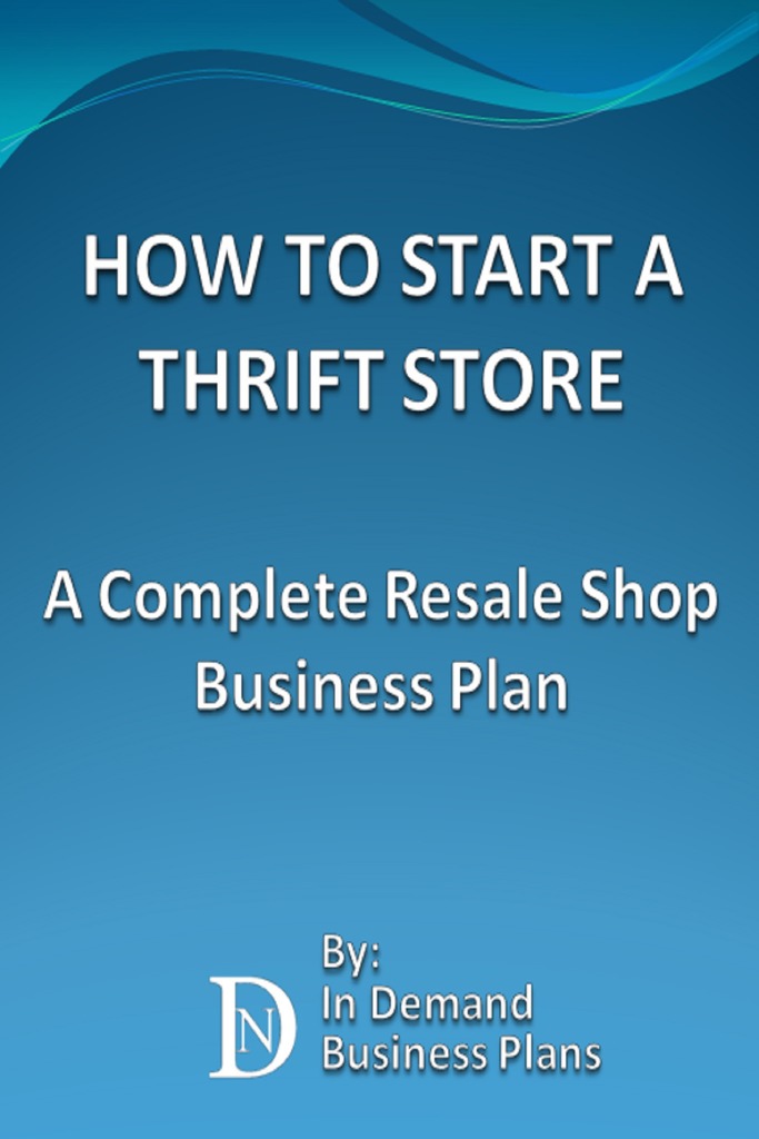 thrift store business plan template