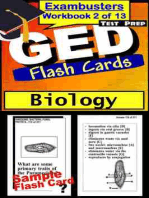 GED Test Prep Biology Review--Exambusters Flash Cards--Workbook 2 of 13