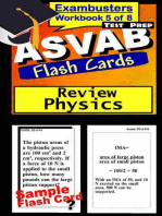 ASVAB Test Prep Physics Review--Exambusters Flash Cards--Workbook 5 of 8