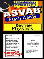 ASVAB Test Prep Physics Review--Exambusters Flash Cards--Workbook 5 of 8: ASVAB Exam Study Guide