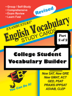 Exambusters English Vocabulary Study Cards