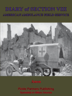 Diary Of Section VIII, Of The American Field Ambulance Service