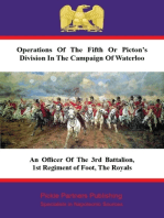 Operations Of The Fifth Or Picton's Division In The Campaign Of Waterloo