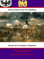 Sketch Of The Battle of Waterloo
