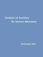 Analysis of Auctions for Service Allocation