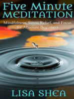 Five Minute Meditation – Mindfulness, Stress Relief, and Focus for Absolute Beginners