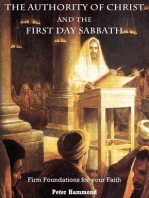 The Authority of Christ and the First Day Sabbath