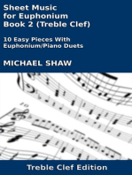 Sheet Music for Euphonium - Book 2 (Treble Clef)