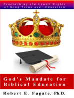 God’s Mandate for Biblical Education