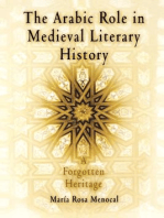 The Arabic Role in Medieval Literary History: A Forgotten Heritage