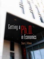 Getting a PhD in Economics