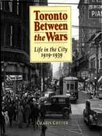 Toronto Between the Wars: Life in the City 1919-1939