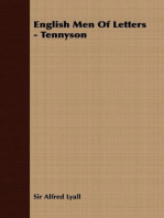 English Men Of Letters - Tennyson