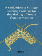 A Collection of Vintage Knitting Patterns for the Making of Smart Tops for Women