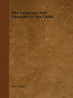 The Language and Thought of the Child