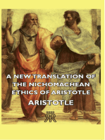 A New Translation of the Nichomachean Ethics of Aristotle