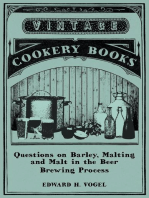 Questions on Barley, Malting and Malt in the Beer Brewing Process