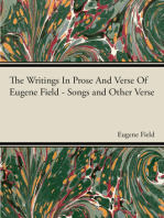 The Writings In Prose And Verse Of Eugene Field