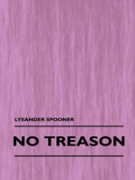 No Treason (Volume 1)