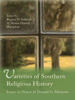 Varieties of Southern Religious History: Essays in Honor of Donald G. Mathews