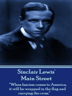 Main Street: "When fascism comes to America, it will be wrapped in the flag and carrying the cross."