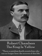 The King In Yellow: “There a painless death awaits him who can no longer bear the sorrows of this life.”
