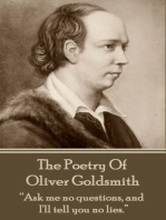 The Poetry Of Oliver Goldsmith