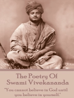 The Poetry of Swami Vivekananda: "You cannot believe in God until you believe in yourself."