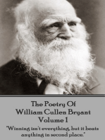 The Poetry of William Cullen Bryant - Volume 1