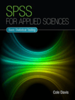 SPSS for Applied Sciences: Basic Statistical Testing