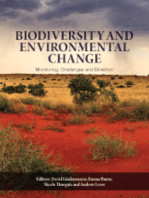 Biodiversity and Environmental Change: Monitoring, Challenges and Direction