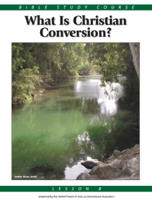 Bible Study Lesson 8 - What is Christian Conversion?