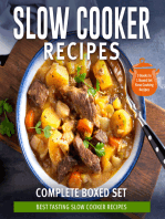 Slow Cooker Recipes Complete Boxed Set - Best Tasting Slow Cooker Recipes: 3 Books In 1 Boxed Set Slow Cooking Recipes: 3 Books In 1 Boxed Set - 2015 Slow Cooking Recipes