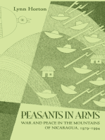 Peasants in Arms: War and Peace in the Mountains of Nicaragua, 1979–1994