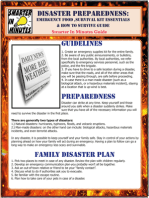 Disaster Preparedness: Emergency Food, Survival Kit Essentials & How to Survive Guide