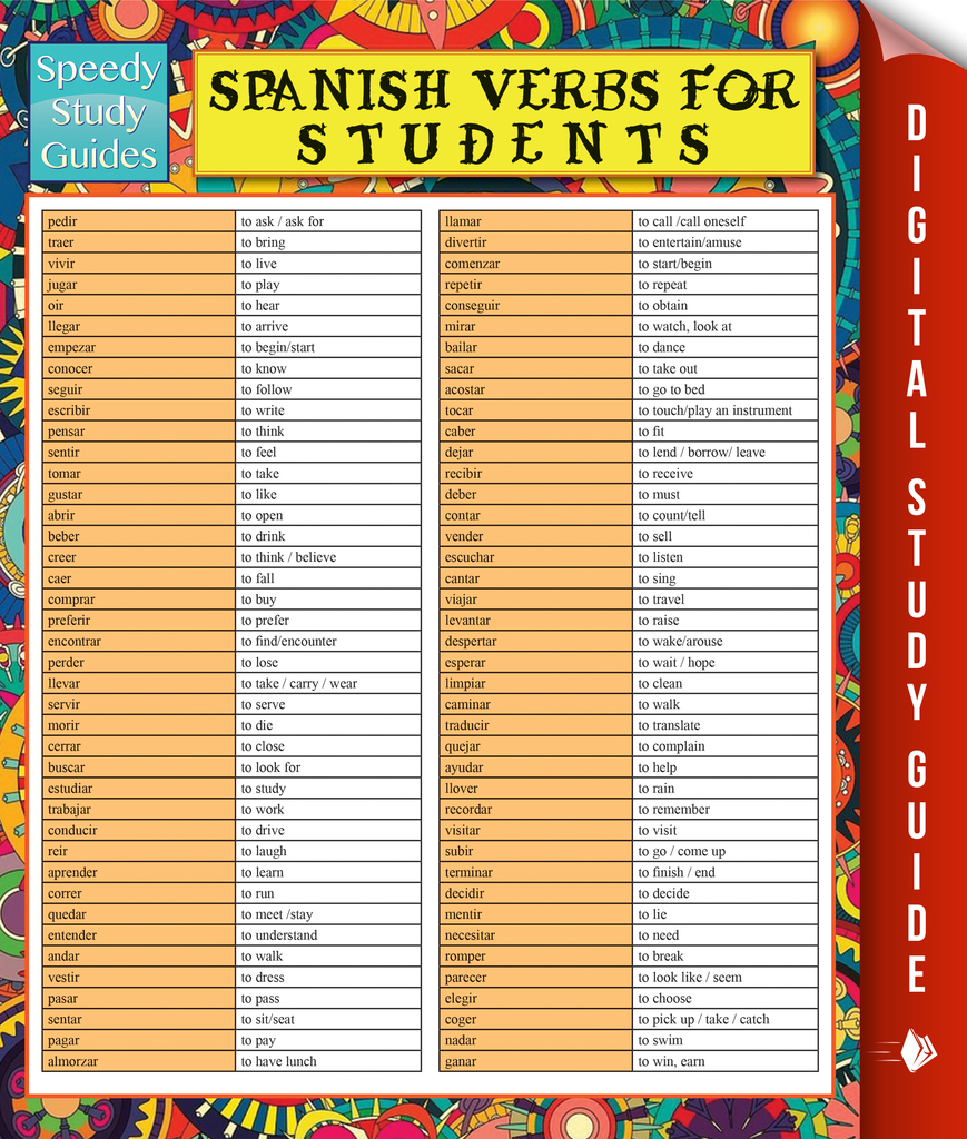 Spanish Verbs For Students Speedy Study Guide By Speedy Publishing Book Read Online