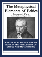 The Metaphysical Elements of Ethics