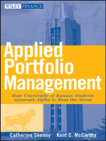 Applied Portfolio Management: How University of Kansas Students Generate Alpha to Beat the Street