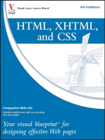 HTML, XHTML, and CSS: Your visual blueprint for designing effective Web pages