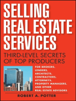 Selling Real Estate Services: Third-Level Secrets of Top Producers