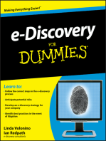 e-Discovery For Dummies