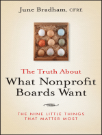 The Truth About What Nonprofit Boards Want: The Nine Little Things That Matter Most