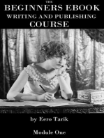 The Beginners eBook Writing and Publishing Course