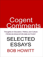 Cogent Comments: Thoughts on Education, Politics, and Culture